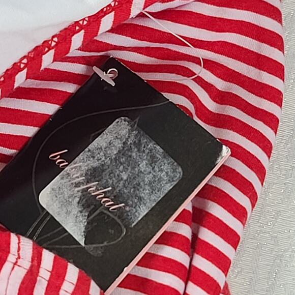 Baby Phat Y2K women's maxi dress halter top red&white striped NWT Size 1X Beachy - Picture 3 of 11
